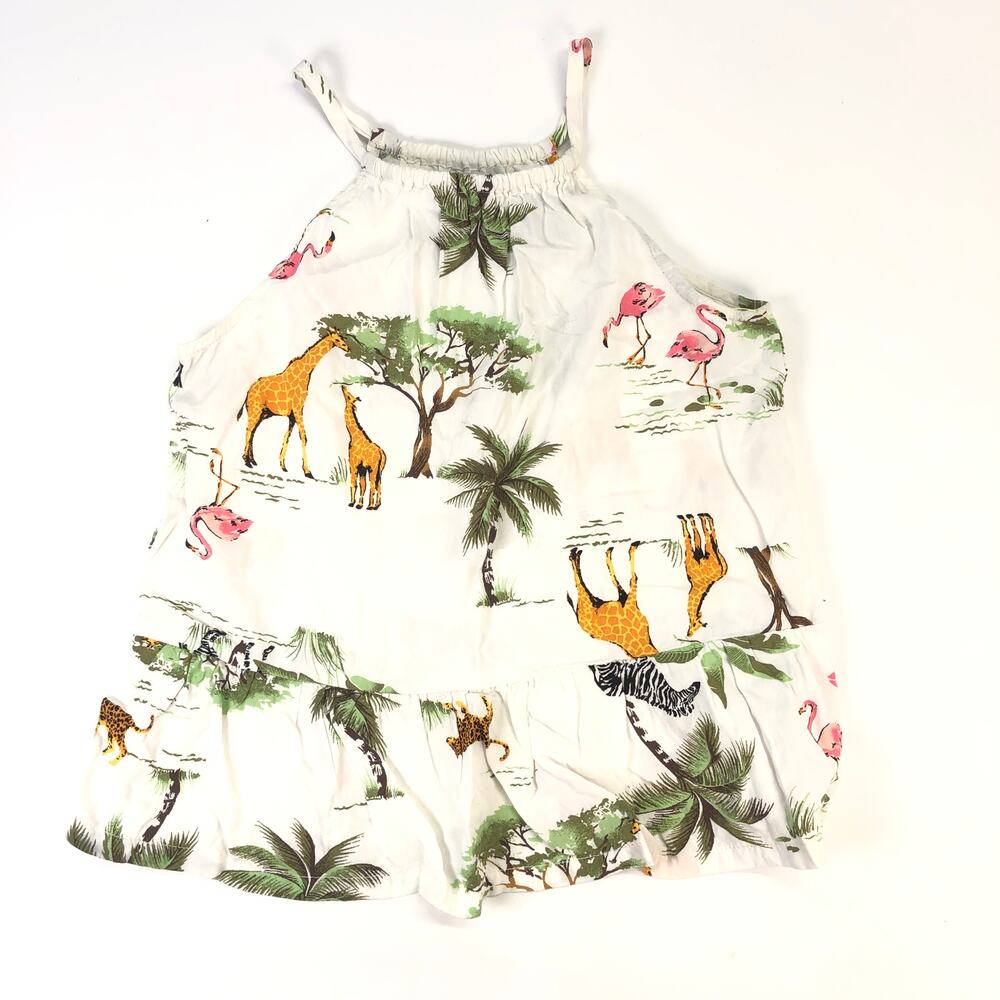 OLD NAVY GIRLS SAFARI PRINT TOP SIZE 5/6